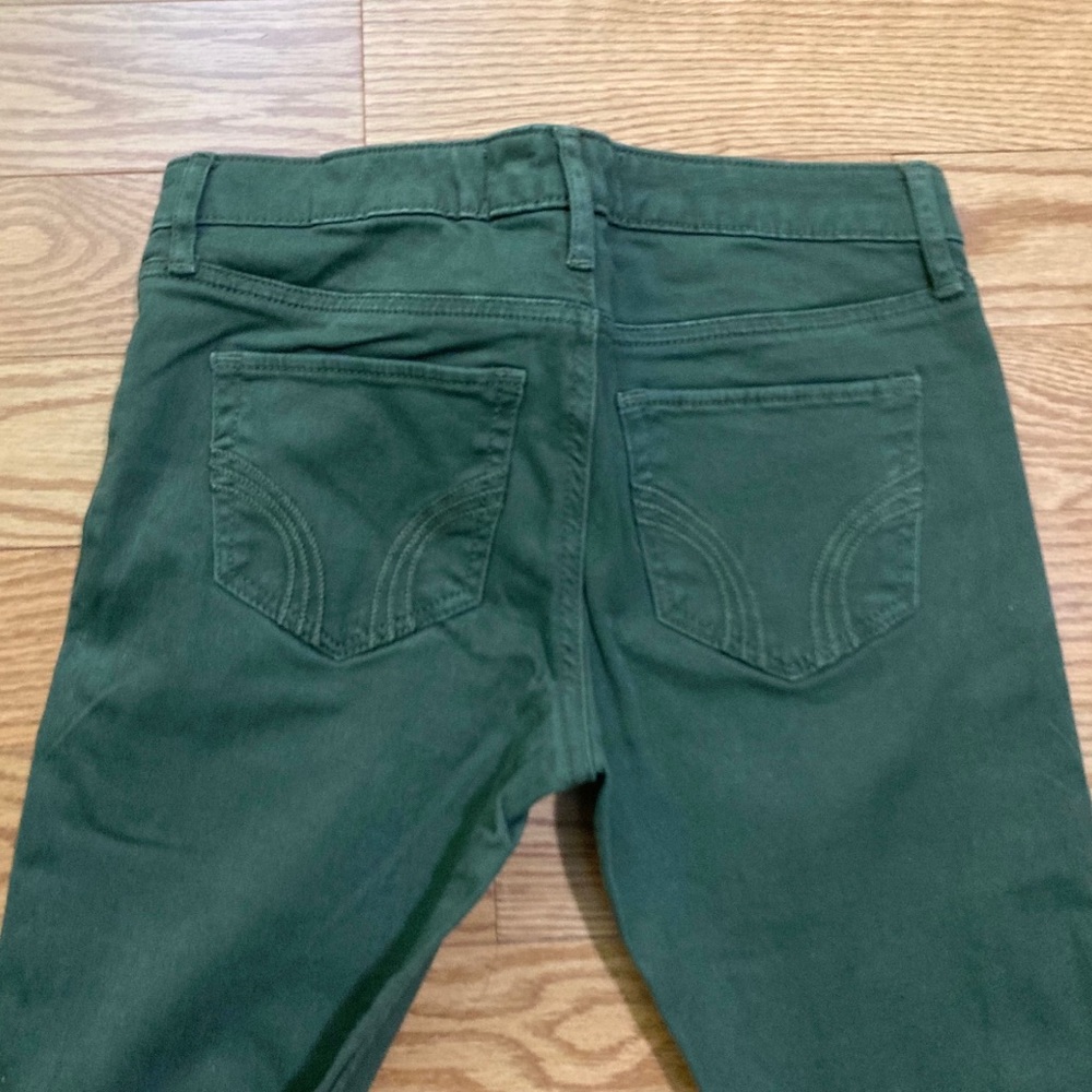 Olive Hollister Skinny Jeans - Picture 3 of 4